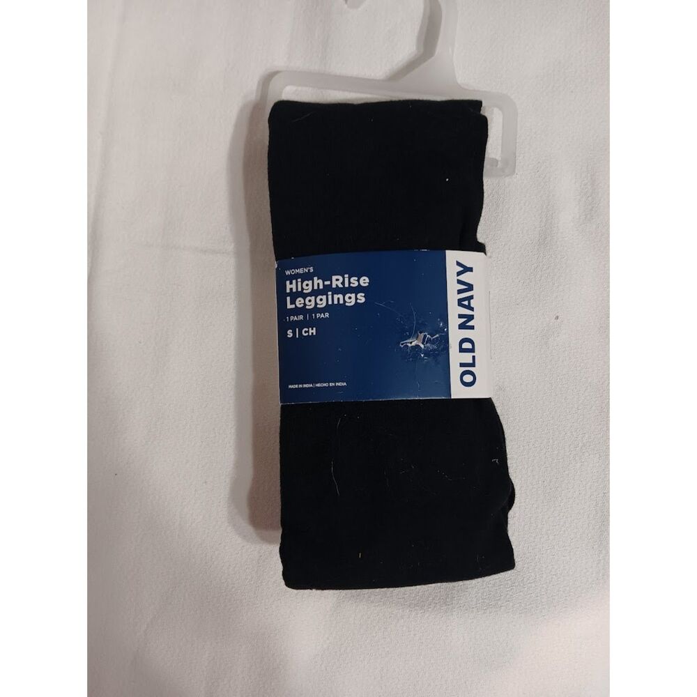 Old Navy Women's High Rise Black Jersey Leggings Pants